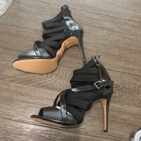 NWT BURJU Stay Strapped Open To Strappy Heeled Sandals | Size 11 - Picture 3 of 11